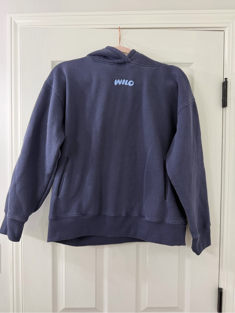 Women’s Navy Hoodie Sweater from Wilo the Label size XS
